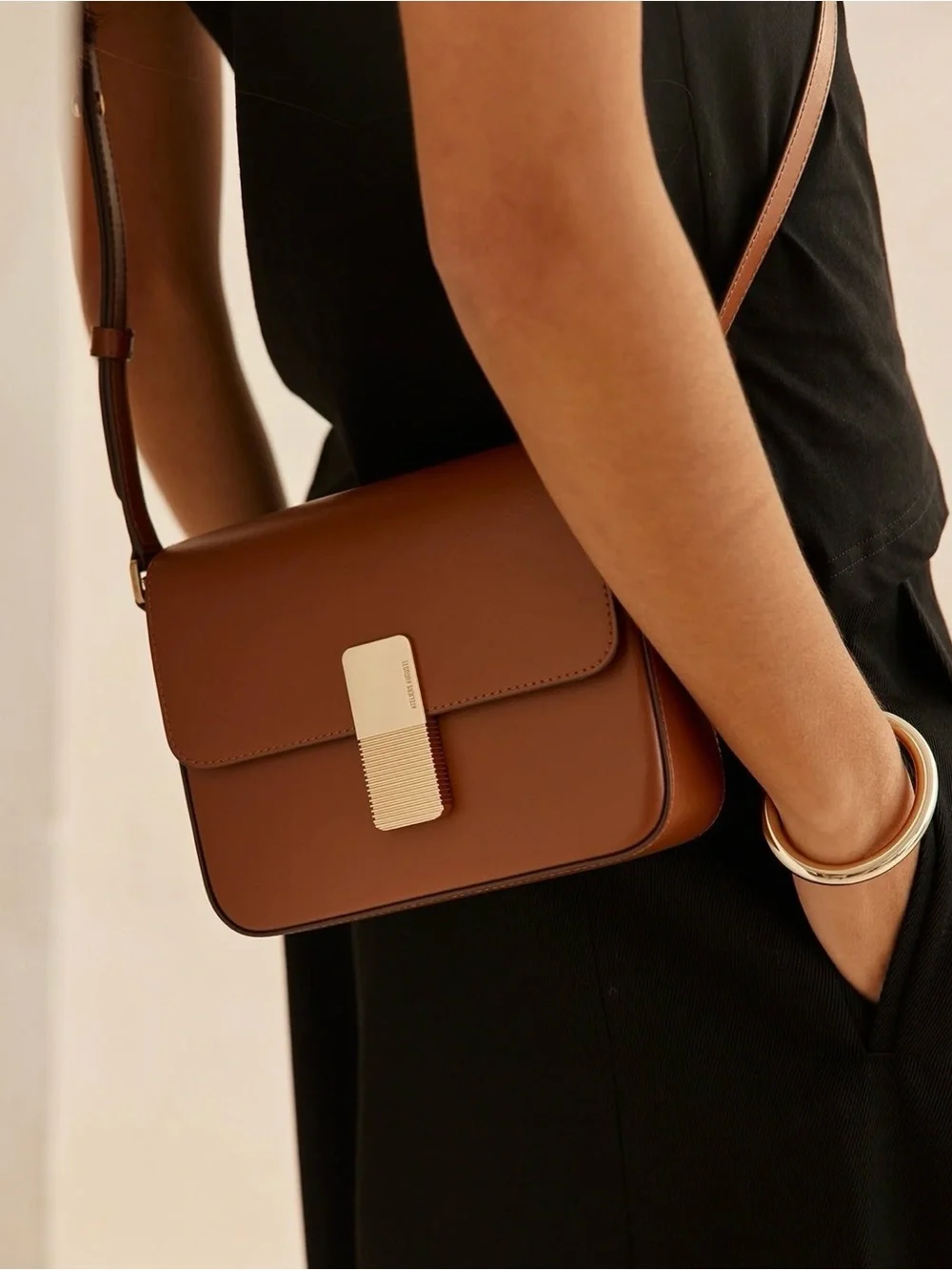 ATELIERS AUGUSTE MINI MONCEAU Bag BOX LEATHER